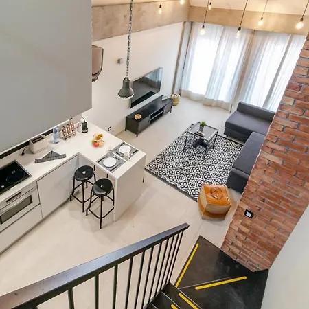 Appartement Flatguest Industrial Loft By Marina - Wifi